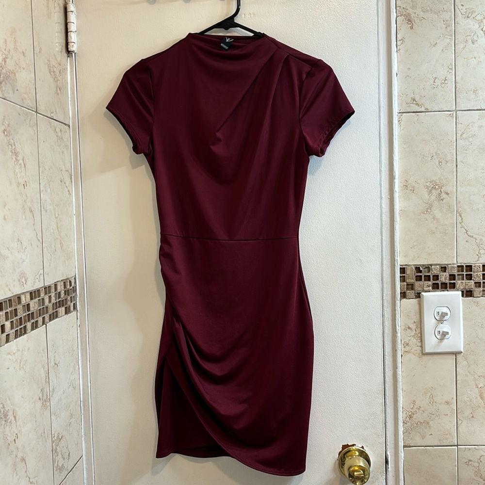 Windsor mini dress burgundy
